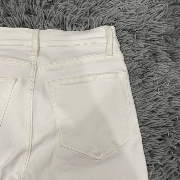NEW • Frame • Le High Skinny Jeans Blanc White Frayed Hems Women’s 25 High Rise - Picture 6 of 6